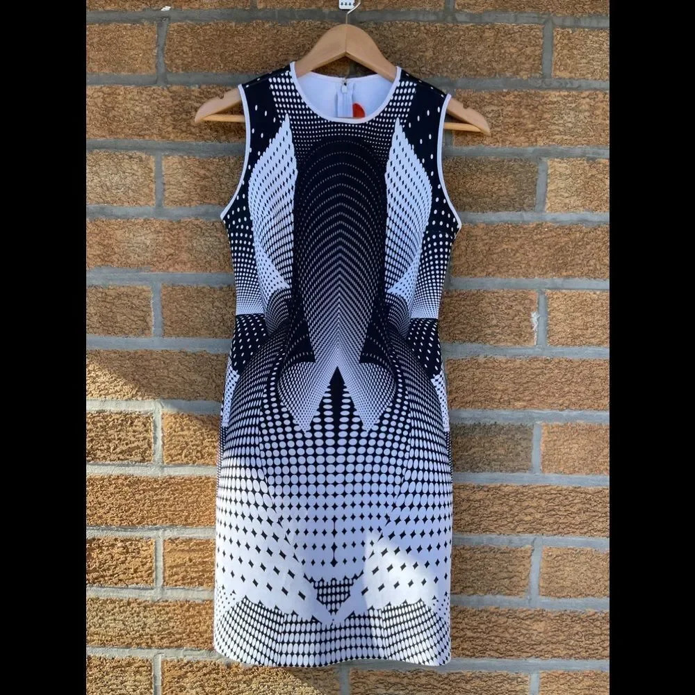 Clover Canyon Optical Print Mini Formal Dress medium